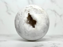  2” White Agate Crystal Sphere
