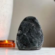  Rainbow Amethyst crystal on marble stand